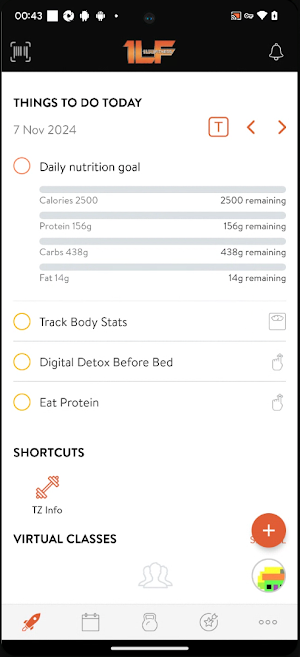 1 Life Fitness Screenshot 1