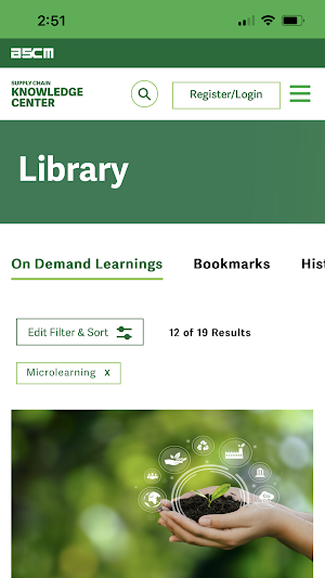 Supply Chain Knowledge Center Screenshot 1