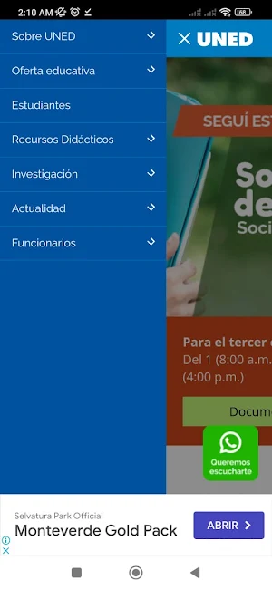 UNED Screenshot 1