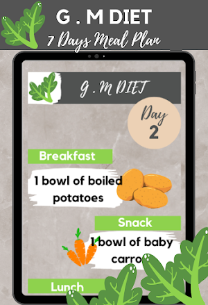 G. M DIET 7 DAYS MEAL PLAN Screenshot 2
