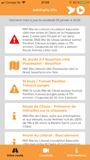 InfoTrafic 974 Screenshot 0