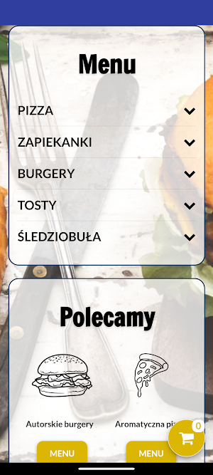 Świat Fast Food Pizza & Burger Screenshot 0