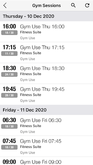 TriFitness Screenshot 2