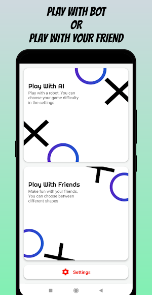 Tic Tac Toe - Offline Al Screenshot 1
