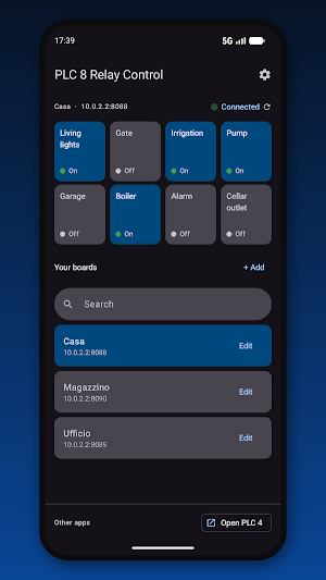 PLC 8 Relay Control (KMTronic) Screenshot 0
