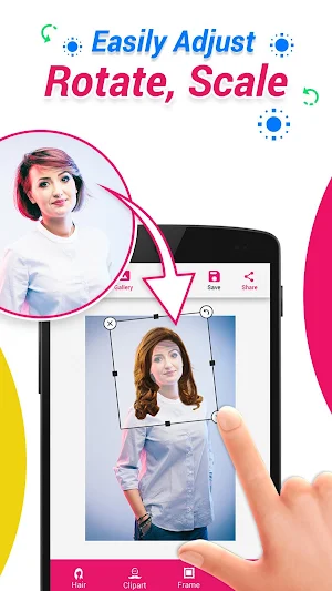 Women Hair Style Photo Editor Screenshot 2