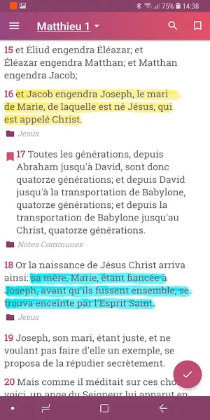 Bible Darby en Français Screenshot 1