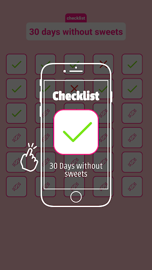 30 days without sweets Screenshot 1