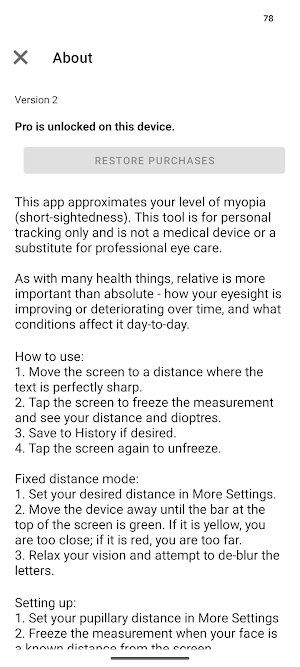 Eyesight Measurer Screenshot 3