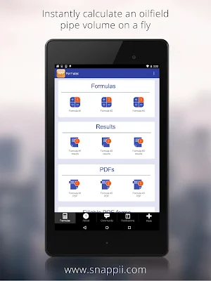 Oilfield Pipe Volume app Screenshot 0