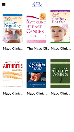 Mayo Clinic Books Screenshot 2