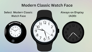 Modern Classic Watch Face Screenshot 2