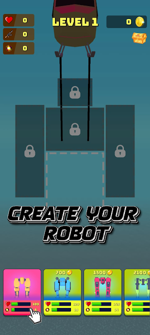Monster Robot War battle Screenshot 2