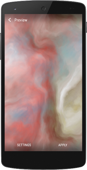 Colorful Fluids Live Wallpaper Screenshot 1