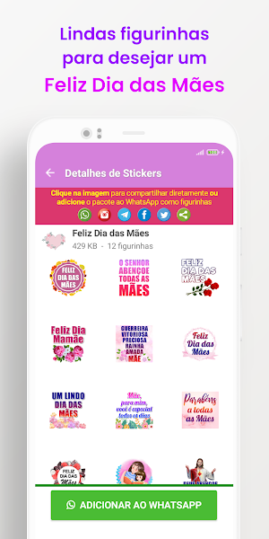 Figurinhas para as Mães Screenshot 2