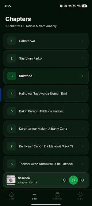 Tarihin Malam Albaniy Zaria Screenshot 0