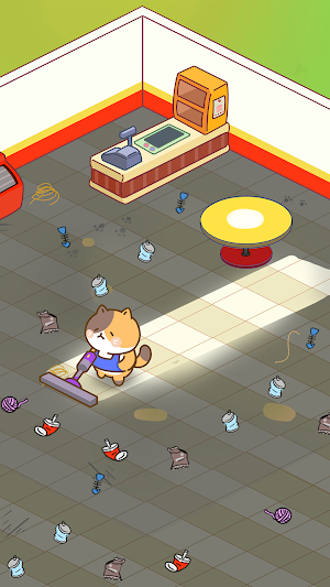 Cat Cleaner : Cafe Cleanup Screenshot 1