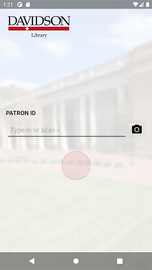 Davidson College Self Checkout Screenshot 1
