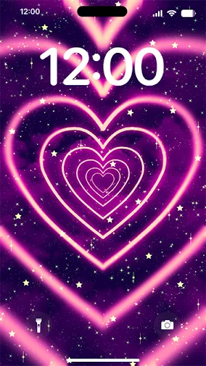 Neon Live Wallpaper Glitzy Screenshot 3