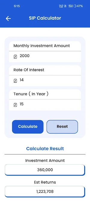 LoanPal - EMI Loan Calculator Screenshot 2