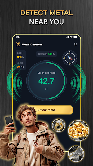 Golrich - Metal Detector Screenshot 1