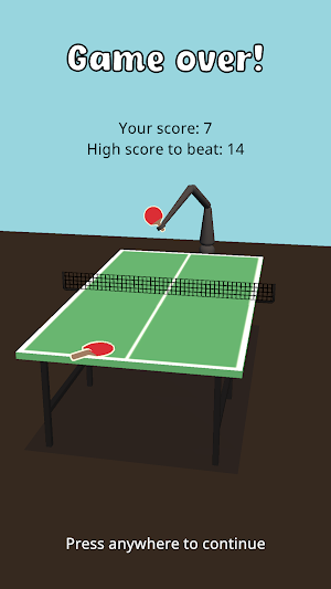 Pocket Ping Pong: Table Tennis Screenshot 2