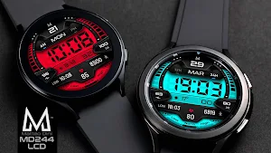 MD244 LCD: Digital watch face Screenshot 1