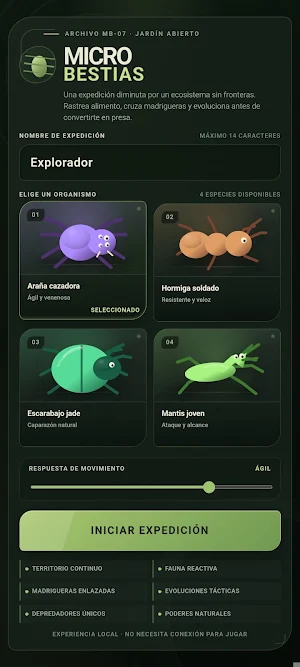 MicroBestias: Evolución Screenshot 0