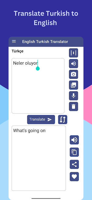 English to Turkish Translator Screenshot 3