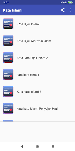 Kata Islami Terbaru 2024 Screenshot 2