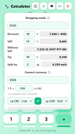 Catculator Screenshot 3