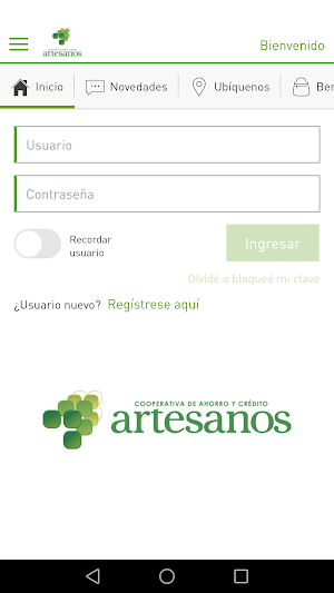 Artesanos en línea Screenshot 0