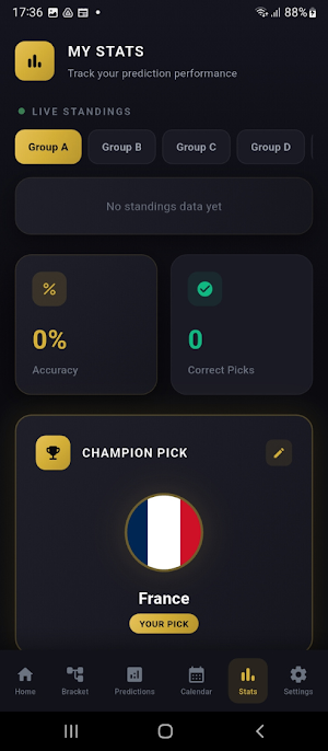 World Cup Bracket 2026 Screenshot 1