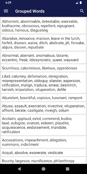 Vocabulary for SAT - Flashcards, Tests, Words Screenshot 3