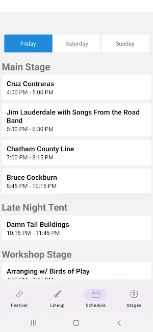 Four Corners Folk Fest Screenshot 1