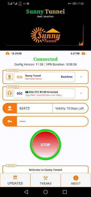 Sunny Tunnel Screenshot 3