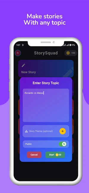 StorySquad - AI Story Creator Screenshot 1
