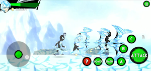 Super Boy Ultimate Alien Diamond Ice power freeze Screenshot 1