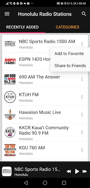 Honolulu Radio Stations - Hawaii, USA Screenshot 1