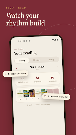 SlowRead - Bookshelf & TBR Screenshot 3
