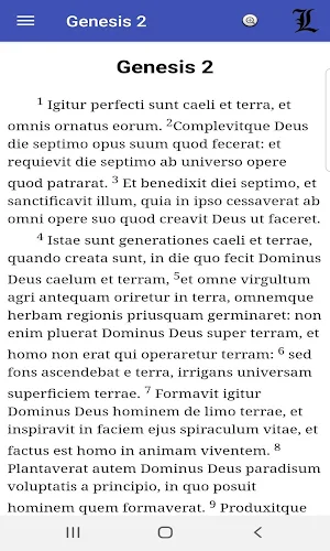 Parallel Latin / English Clementine Vulgate Screenshot 3