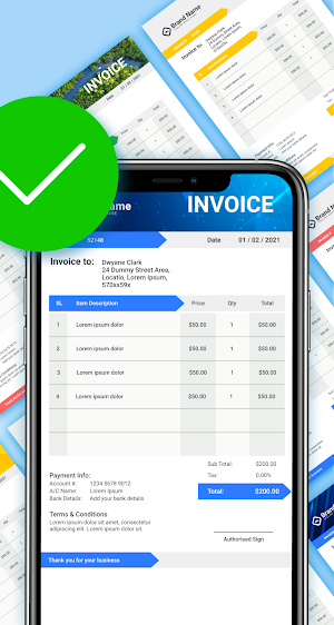 Invoice Maker - Bill Creator Screenshot 2