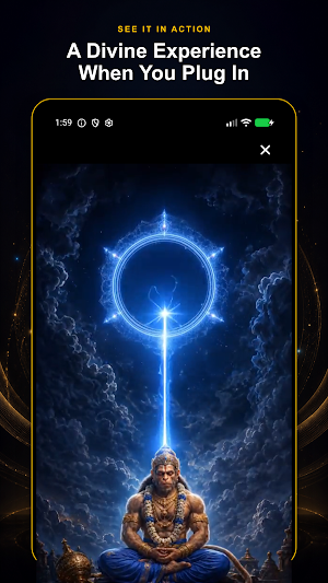 Divine Status: Charging Screen Screenshot 0