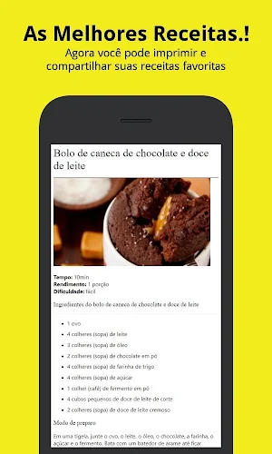 Receitas Bolo de Caneca Screenshot 2