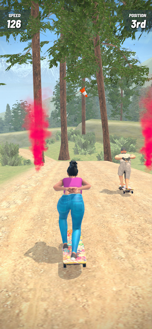 Downhill Skate Race Screenshot 3
