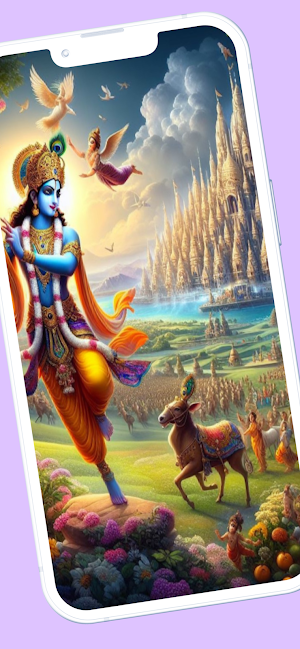 Lord Krishnas Wallpaper HD Screenshot 3
