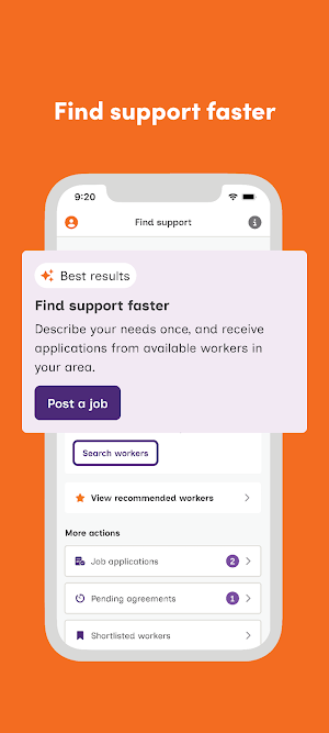 Mable - Find support Screenshot 1