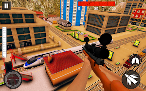 Sniper Shooter 3D-Police Train Shooting Game 2020 Screenshot 0