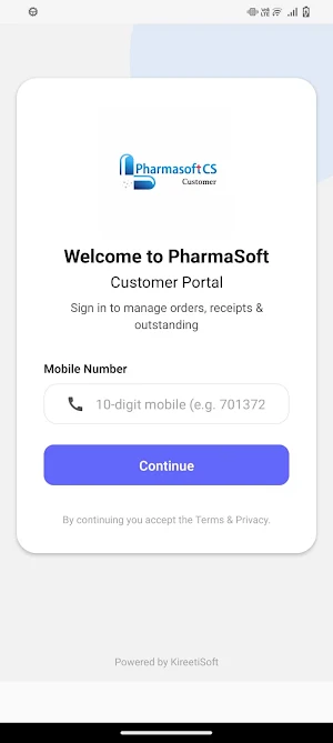 PharmaSoft CS Customer Screenshot 0