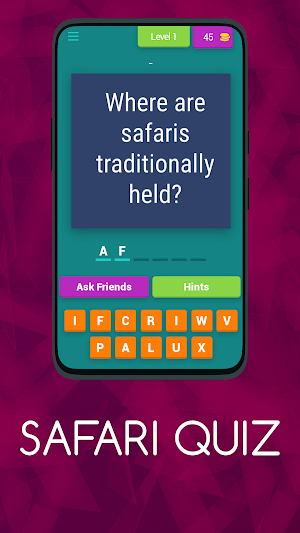 SAFARI QUIZ Screenshot 0